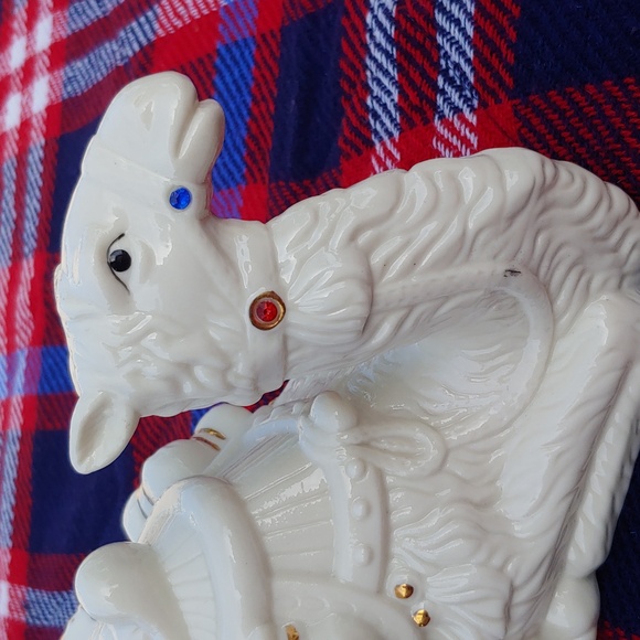 Ceramic Jeweled Christmas Nativity Camel - Picture 7 of 12